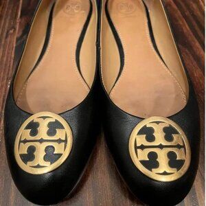 Tory Burch Benton Leather Ballet Flat - Size 8